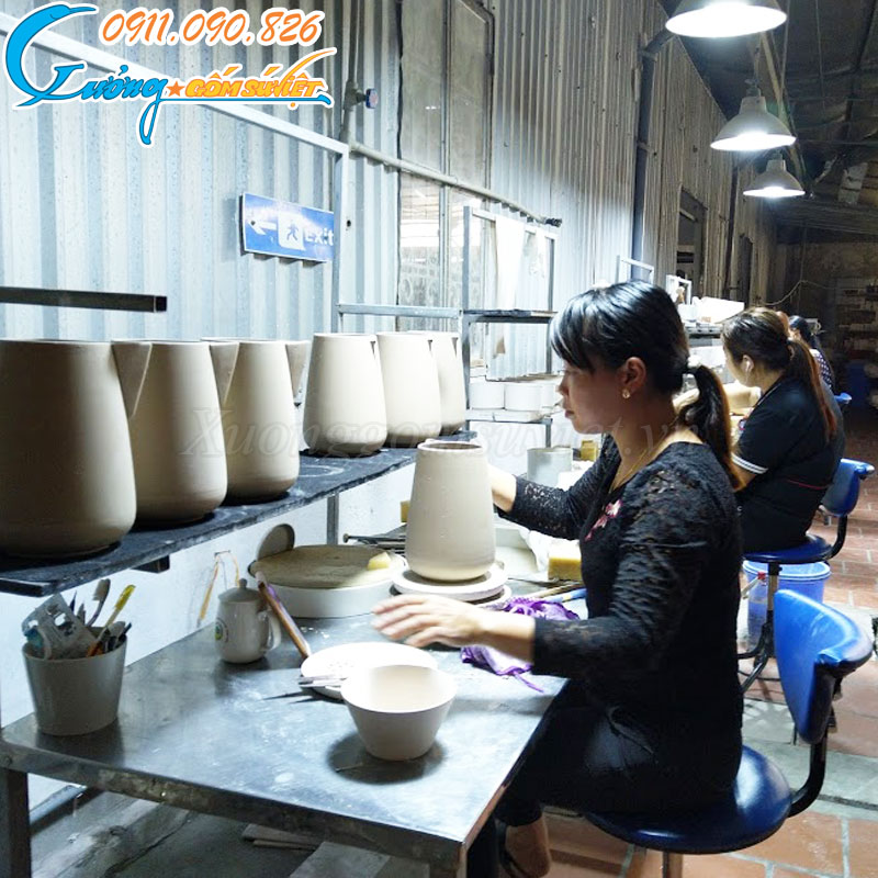 Xưởng gốm Sứ Việt –cung cấp gốm sứ xuất khẩu thị trường EU và Hoa Kỳ