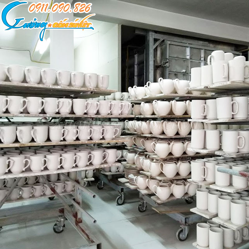 Xưởng sản xuất gốm sứ theo đơn đặt hàng tại Hà Nội