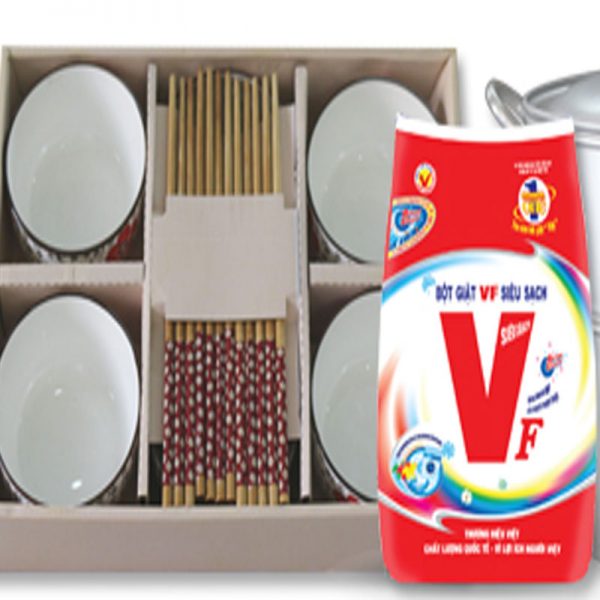 Xưởng gốm Sứ Việt- giải pháp quà tặng khuyến mại gốm sứ cho các nhãn hãng bột giặt tại Việt Nam