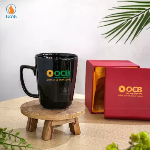 Tách Sứ In Hình Quà Tặng Nhân Viên Dịp Tết Của Ngân Hàng OCB