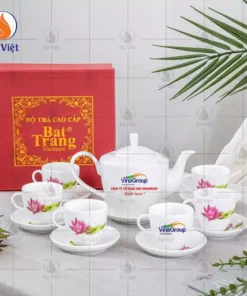 ấm chén in logo quà tặng ngày thành lập