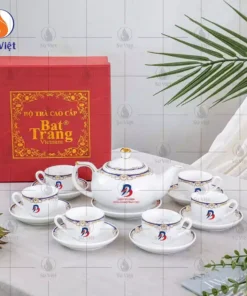 bộ ấm chén in logo quà tặng cuối năm