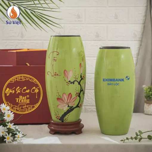 Lọ hoa in logo làm quà tặng