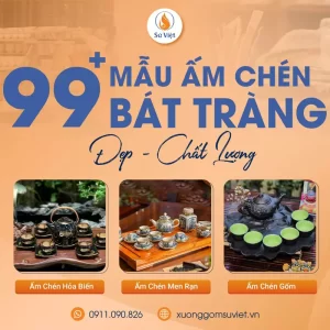 Ấm Chén Bát Tràng