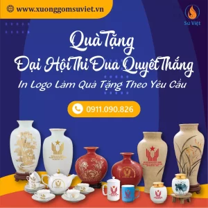 Bình Lọ Hoa In Logo Làm Quà Tặng