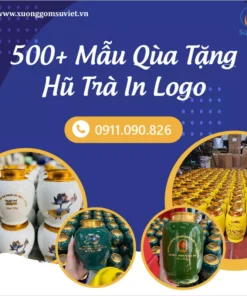 Quà Tặng Hũ Trà In Logo