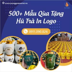 Quà Tặng Hũ Trà In Logo