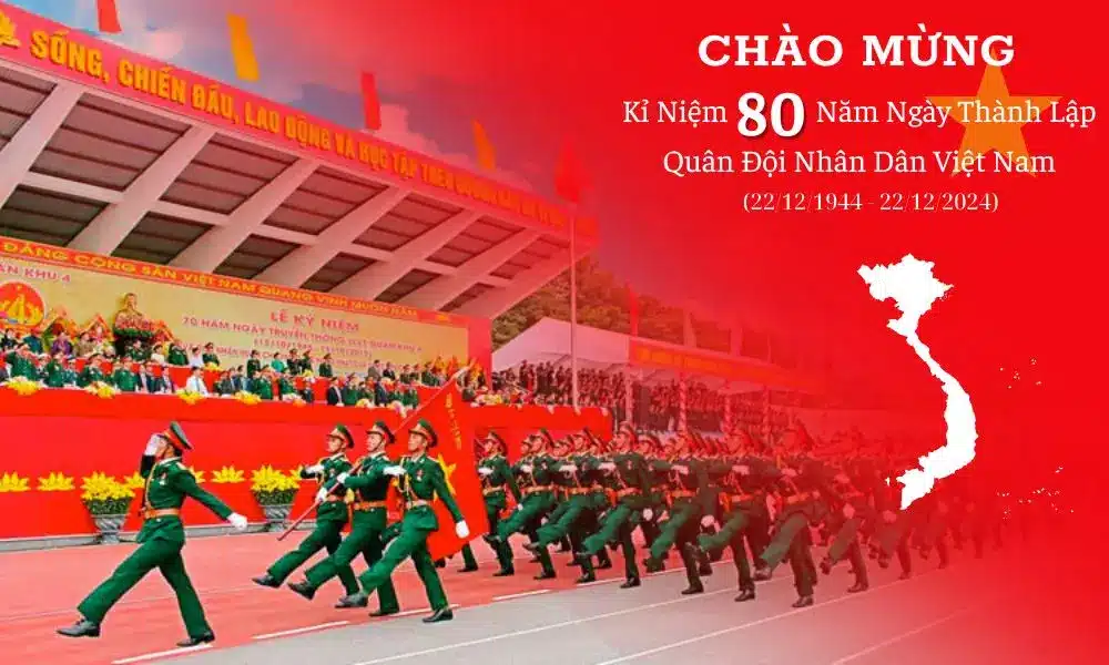 kỉ niệm 80 năm ngày thành lập quân đội nhân dân VN