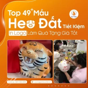 Heo Đất Tiết Kiệm In Logo Làm Quà Tặng