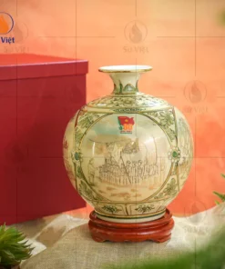 bình hút lộc men hanh vàng kỷ niệm thành lập quân đội nhân dân