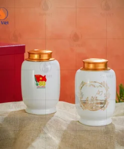 Hũ Trà In Chữ Quà Tặng Kỷ Niệm 80 Năm Thành Lập Quân Đội Nhân Dân