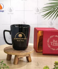 Tách sứ in logo quà Đại hội lần thứ VIII Hội nông dân xã Phúc Thành