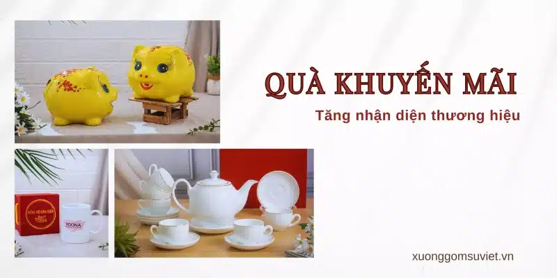 Quà tặng khuyến mại giúp tăng nhận diện thương hiệu cho công ty, doanh nghiệp