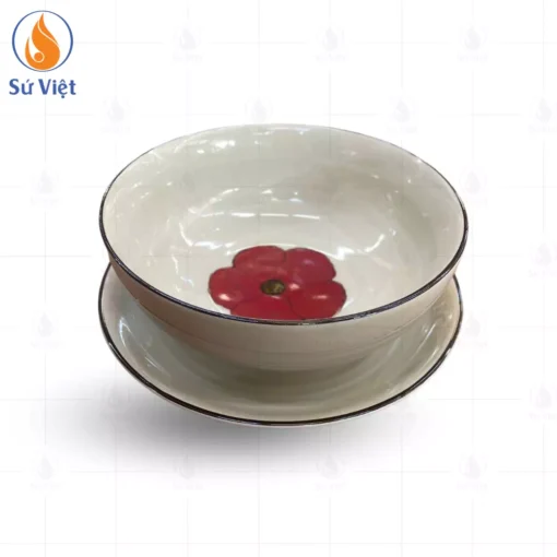 Tô Phở Men Nâu Nhạt Lòng Hoa
