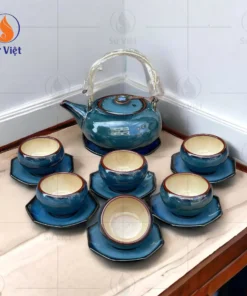 ấm chén bát tràng hỏa biến dáng giang tây