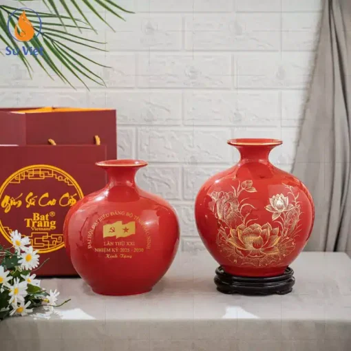 bình hút tài lộc quà tặng đại hội đảng bộ
