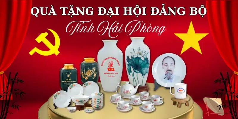 quà tặng đại hội đảng tỉnh Hải Phòng