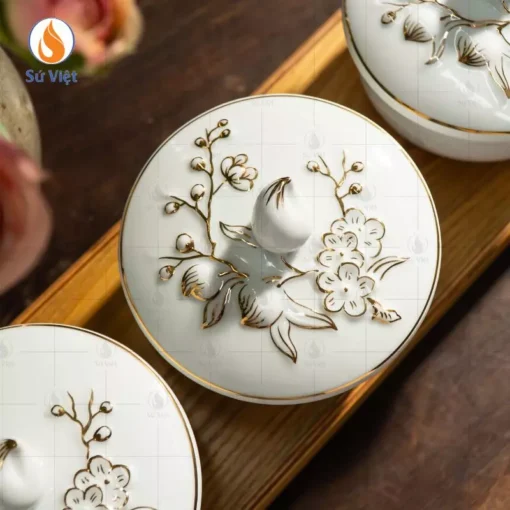 Hũ đựng mứt Đào Phú Quý
