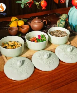 Hũ đựng mứt Sắc Đào
