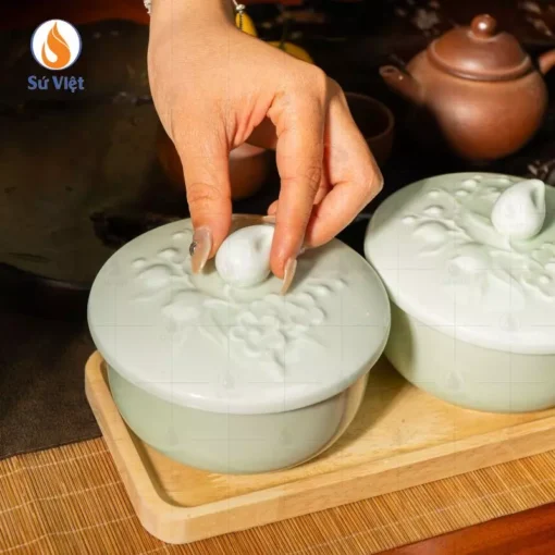 Hũ đựng mứt Sắc Đào