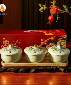 Hũ đựng mứt Phúc Đào