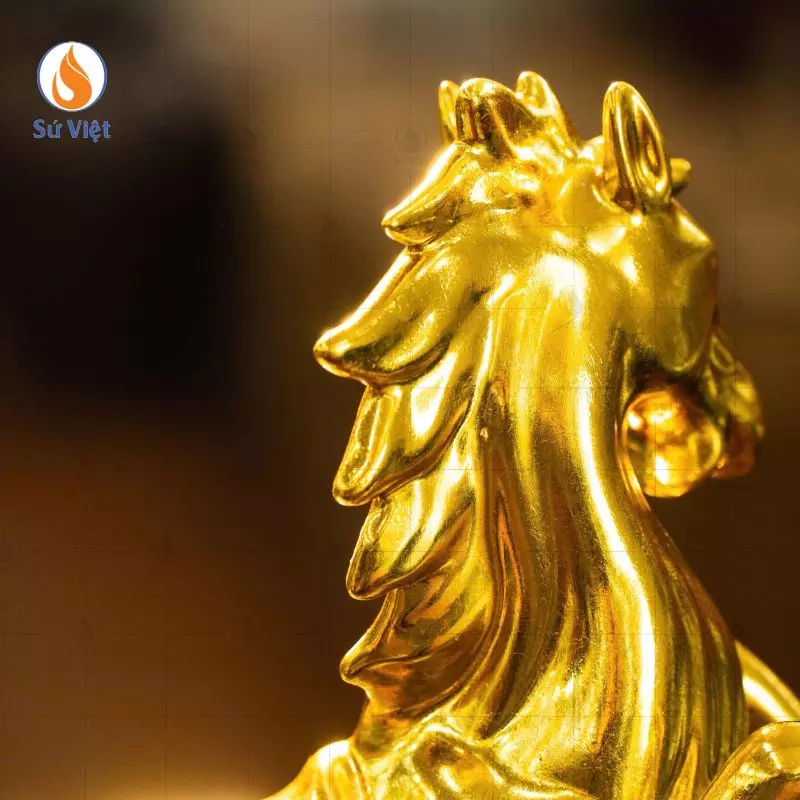 Tượng gốm Ngựa Phú Quý