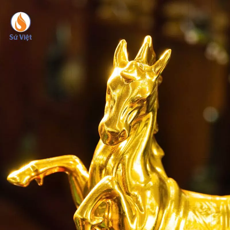 Tượng gốm Ngựa Phú Quý