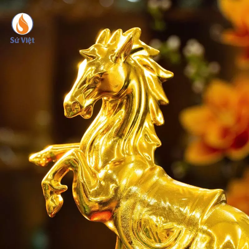 Tượng gốm Ngựa Phú Quý