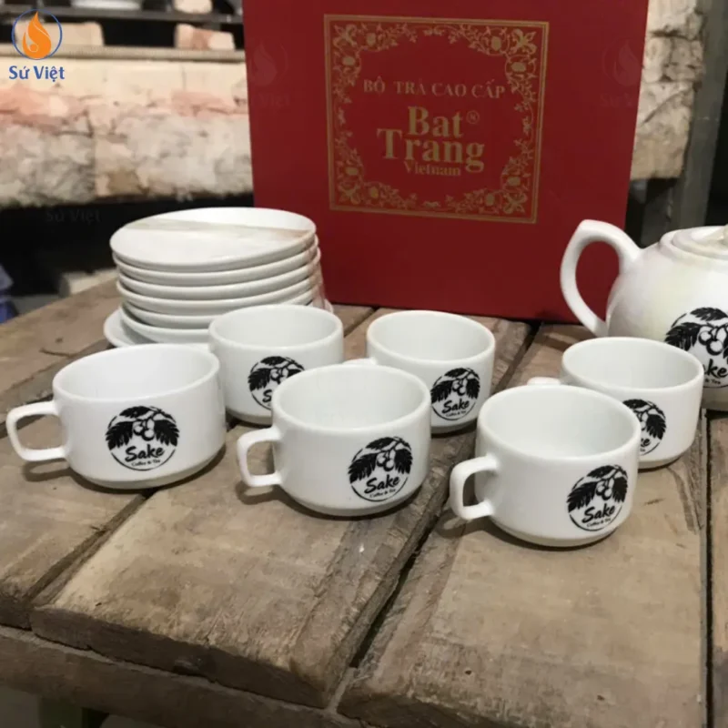 Dự Án 70 Bộ Ấm Trà In Logo Thương Hiệu Sake