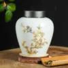 Hũ Đựng Trà Lựu Điểu Trường Xuân