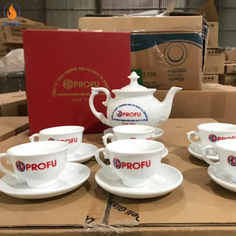 Dự Án 30 Bộ Ấm Trà In Logo Thương Hiệu Profu