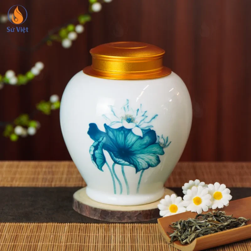 Hũ Đựng Trà Diệp Chi Bảo