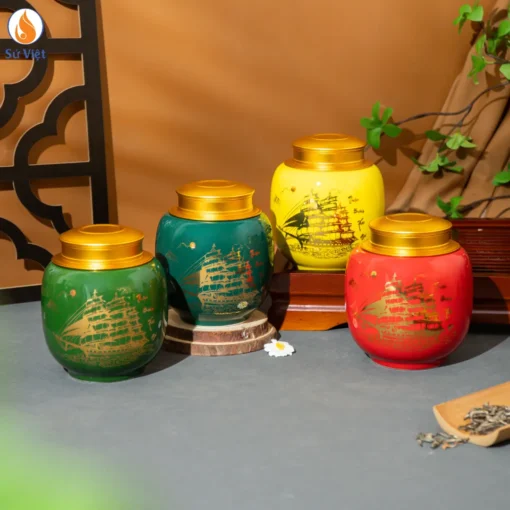 Hũ Đựng Trà Thuận Buồm Xuôi Gió