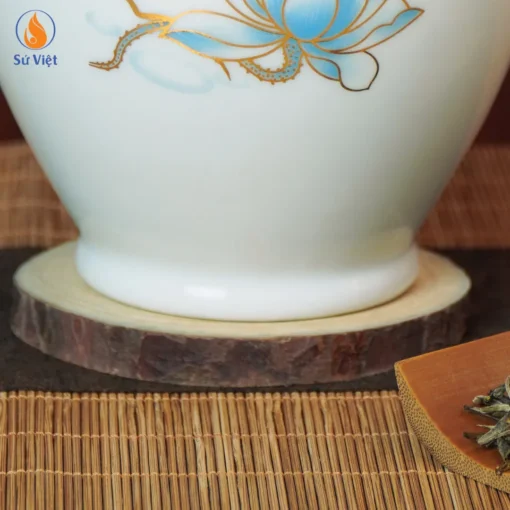 Hũ Đựng Trà Lam Liên Bảo Cảnh