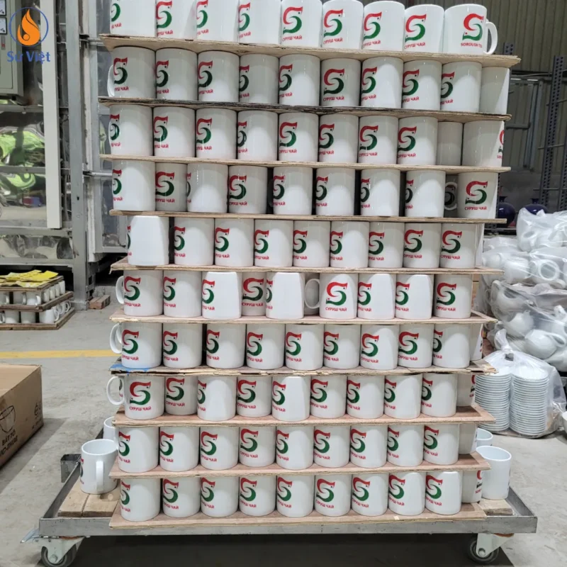 Dự Án 1.800 Ly In Logo Thương Hiệu Soroush Tea