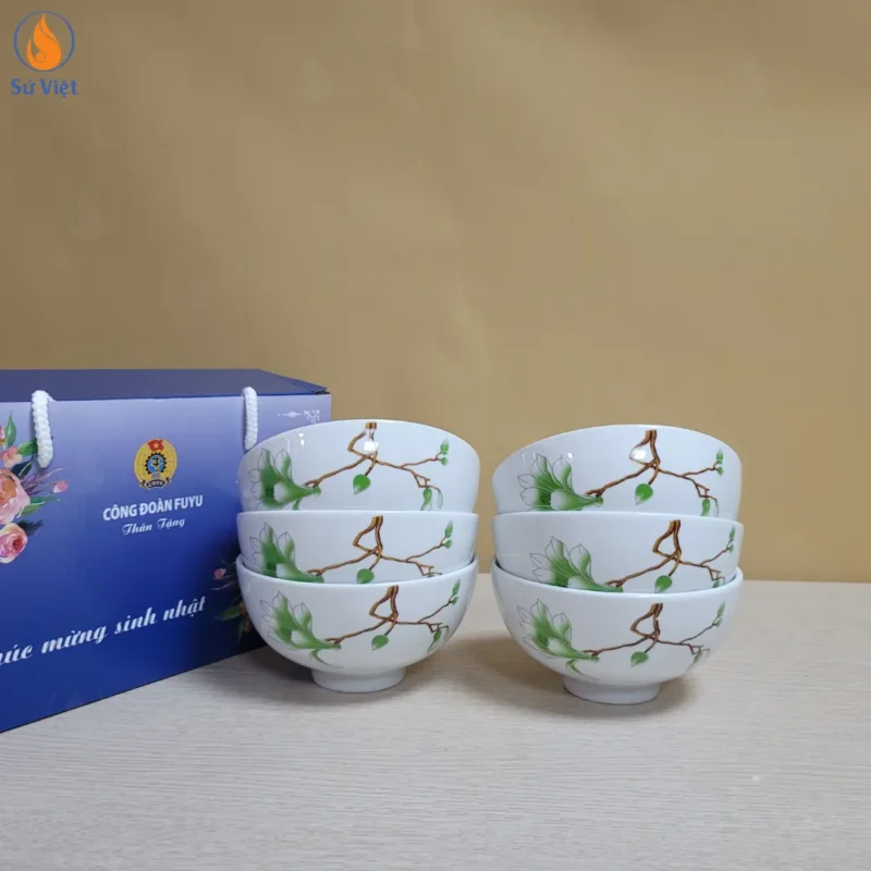 Dự Án 100 Bộ 6 Bát Hoa Công Đoàn FUYU