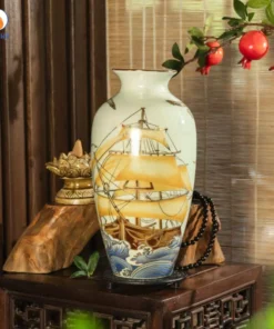 Bình Gốm Thuận Buồm Xuôi Gió