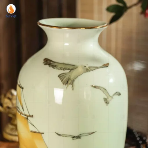 Bình Gốm Thuận Buồm Xuôi Gió