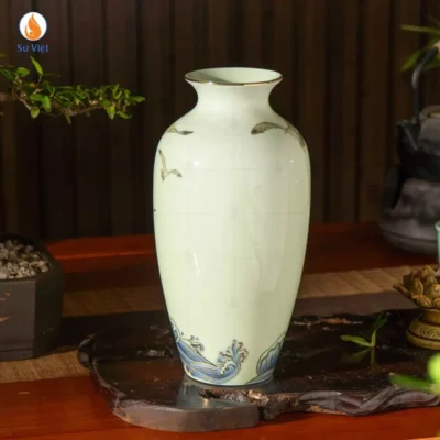 Bình Gốm Thuận Buồm Xuôi Gió