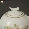 Bộ Trà Trắng Bưởi Cành Hoa Mộc Lan
