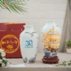 Lọ Hoa in logo kỷ niệm 30 thành lập VNPT