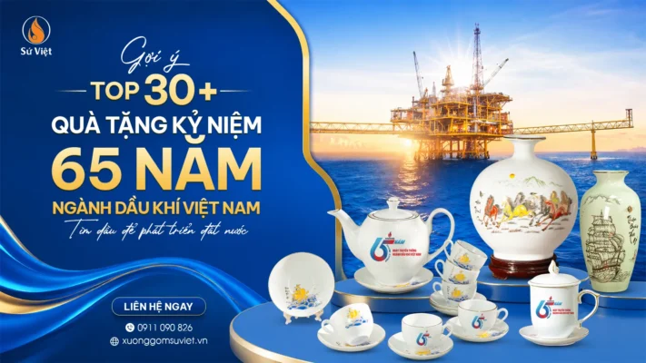Quà tặng kỷ niệm 65 năm ngành dầu khí Việt Nam