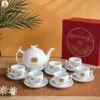 Bộ ấm chén in logo Ky niệm 80 năm thành lập lực lượng an ninh nhân dân