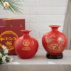 Bình Hút Lộc Liên Hoa Vẽ Vàng In Logo 80 Năm Ngành THADS