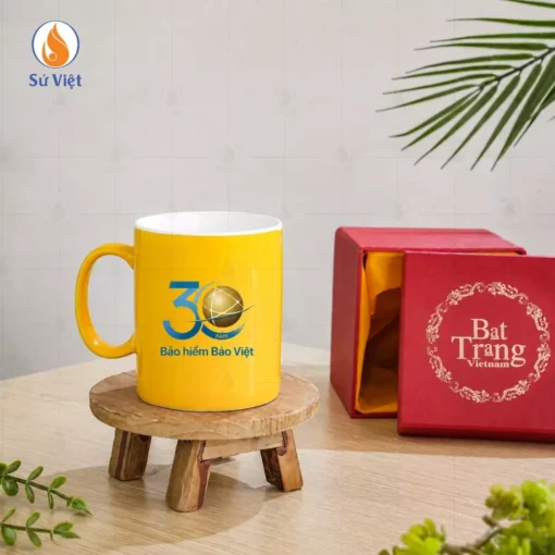 Cốc Sứ Quai C In Logo Kỷ Niệm 30 Năm Bảo Hiểm Bảo Việt