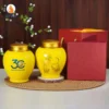 Hũ Trà Sen Hạc In Logo Kỷ Niệm 30 Năm Bảo Hiểm Bảo Việt