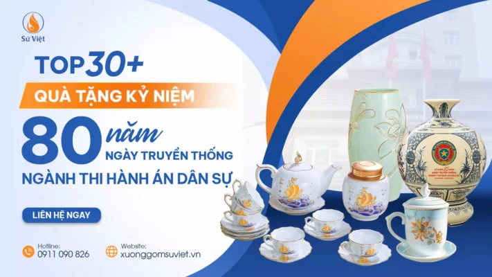 QUÀ TẶNG KỶ NIỆM 80 Năm Ngày Truyền Thống NGÀNH THI HÀNH ÁN DÂN SỰ