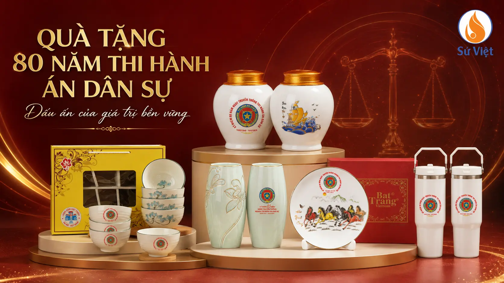 QUÀ TẶNG KỶ NIỆM 80 Năm Ngày Truyền Thống NGÀNH THI HÀNH ÁN DÂN SỰ