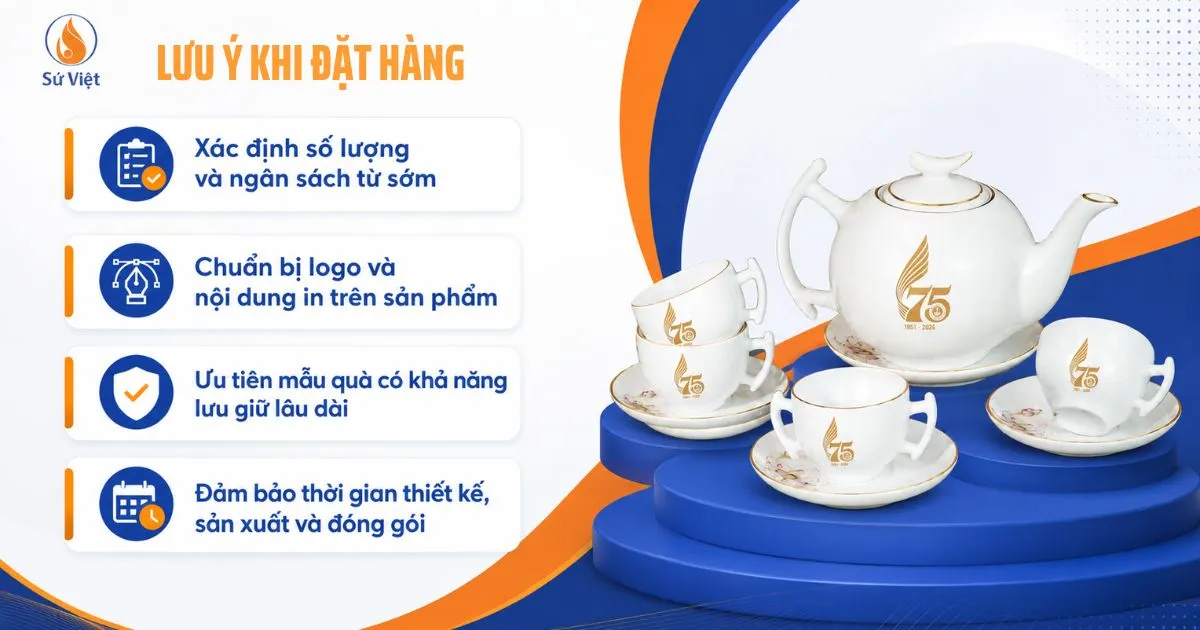 Lưu ý khi đặt hàng quà tặng