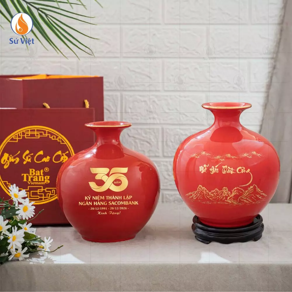 Bình Mã Đáo Thành Công Quà Kỷ Niệm 35 Năm Sacombank